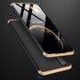 GKK składane etui z twardego plastiku do Huawei P30 - złoto-czarne