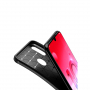 Etui plastikowe z teksturą karbonu do Honor 10 Lite / Huawei P Smart (2019) - czarne
