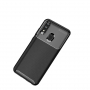 Etui plastikowe z teksturą karbonu do Honor 10 Lite / Huawei P Smart (2019) - czarne