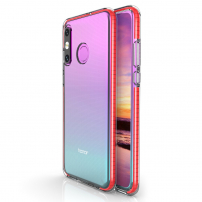 Odporne na wstrząsy etui z ramką do Huawei P30 Lite - czerwone