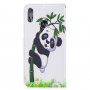 Pokrowiec flip panda do Huawei Y7 (2019) - biały
