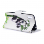 Pokrowiec flip panda do Huawei Y7 (2019) - biały