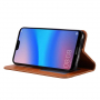 Pokrowiec portfelowy flip do Huawei P20 Lite - brązowy
