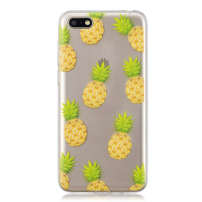 Etui plastikowe ananas do Huawei Y5 (2018) - przezroczyste