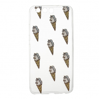Etui plastikowe lody do Huawei P10 - przezroczyste