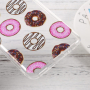 Etui plastikowe donuty do Huawei P10 - przezroczyste
