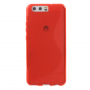 Etui plastikowe S-Line do Huawei P10 - czerwone