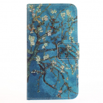 Pokrowiec flip migdałowiec do Huawei P10 Lite - niebieski