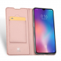 Dux Ducis Skin Pro pokrowiec skórzany do Xiaomi Mi 9 - różowo-złoty
