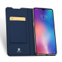 Dux Ducis Skin Pro pokrowiec skórzany do Xiaomi Mi 9 - ciemnoniebieski
