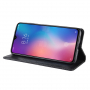 Pokrowiec skórzany flip vintage do Xiaomi Mi 9 - czarny