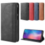 Pokrowiec skórzany flip vintage do Xiaomi Mi 9 - czarny