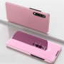 Pokrowiec lustrzany flip do Xiaomi Mi 9 - różowo-złoty