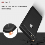 Etui plastikowe z teksturą szlifowaną do Google Pixel 2 - czarne