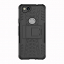 Etui odporne ze stojakiem do Google Pixel 2 - czarne