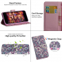 Pokrowiec flip kwiaty abstrakcyjne do Google Pixel 3 - kolorowy
