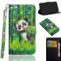 Pokrowiec flip panda do Google Pixel 3 - zielony