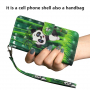 Pokrowiec flip panda do Google Pixel 3 - zielony