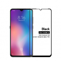 Pinwuyo Szkło hartowane 3D do Xiaomi Mi 9 - czarne