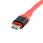 Adapter / kabel dużej prędkości 4K HDMI male / USB-C dla iPhone / iPad / MacBook - 2 m - czerwony