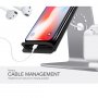 Bestand stacja ładująca do Airpods z Qi ładowaniem iPhone / AirPods - szara
